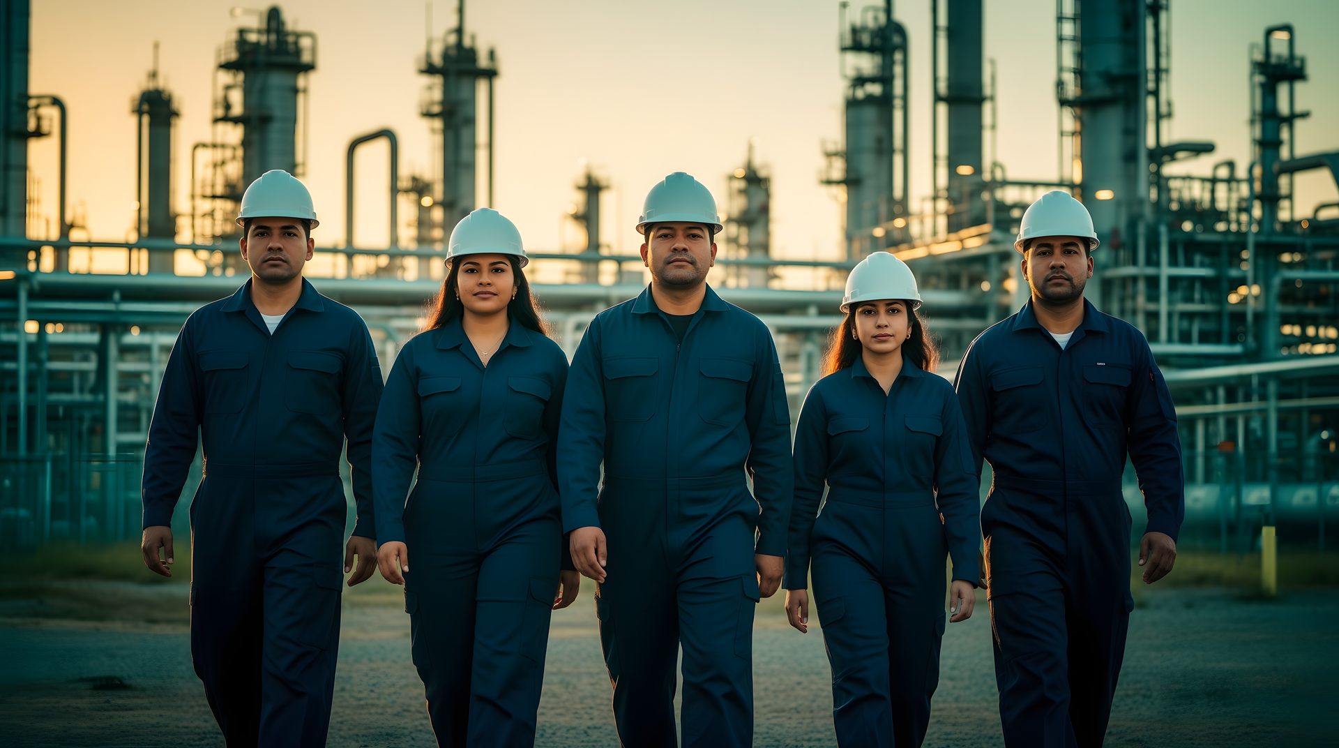 Equipo SAFER en planta industrial